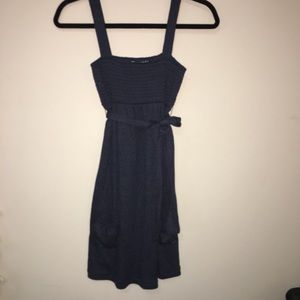 Abercrombie Smocked Navy Dress
